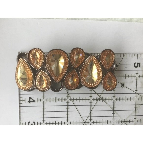 Peach Colored Stretchy Bracelet - Picture 3 of 3